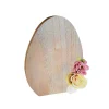 CENTRE DE TABLE UF BOIS FLEURS 14X1.8X18.5CM