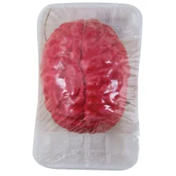CERVEAU SANGLANT PLASTIQUE MOUSSE ROUGE