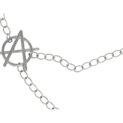 CHAINE PANTALON ANARCHIE PUNK MÉTAL ARGENT