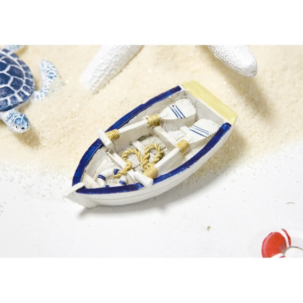 CHALOUPE AVEC RAMES 7.3X3.7X1.3CM