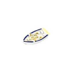 CHALOUPE AVEC RAMES 7.3X3.7X1.3CM