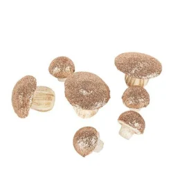 7 CHAMPIGNONS MOUSSE PAILLETTE 3.5-6.5CM ROSE GOLD