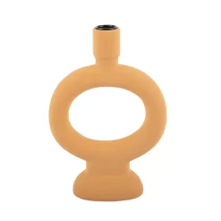CHANDELIER CÉRAMIQUE DESIGN 23.4X15.6CM CAMEL