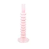 CHANDELIER VERRE TOURBILLON 27.5CM ROSE