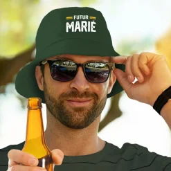CHAPEAU BOB POLYESTER FUTUR MARIÉ EVG