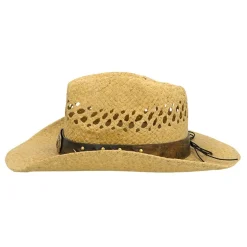 CHAPEAU BORSALINO TRESSÉ COWBOY FAR WEST ADULTE
