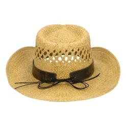 CHAPEAU BORSALINO TRESSÉ COWBOY FAR WEST ADULTE