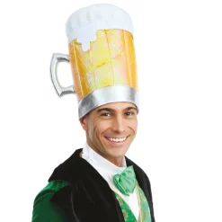 CHAPEAU CHOPE BIÈRE PRESSION MOUSSE ADULTE