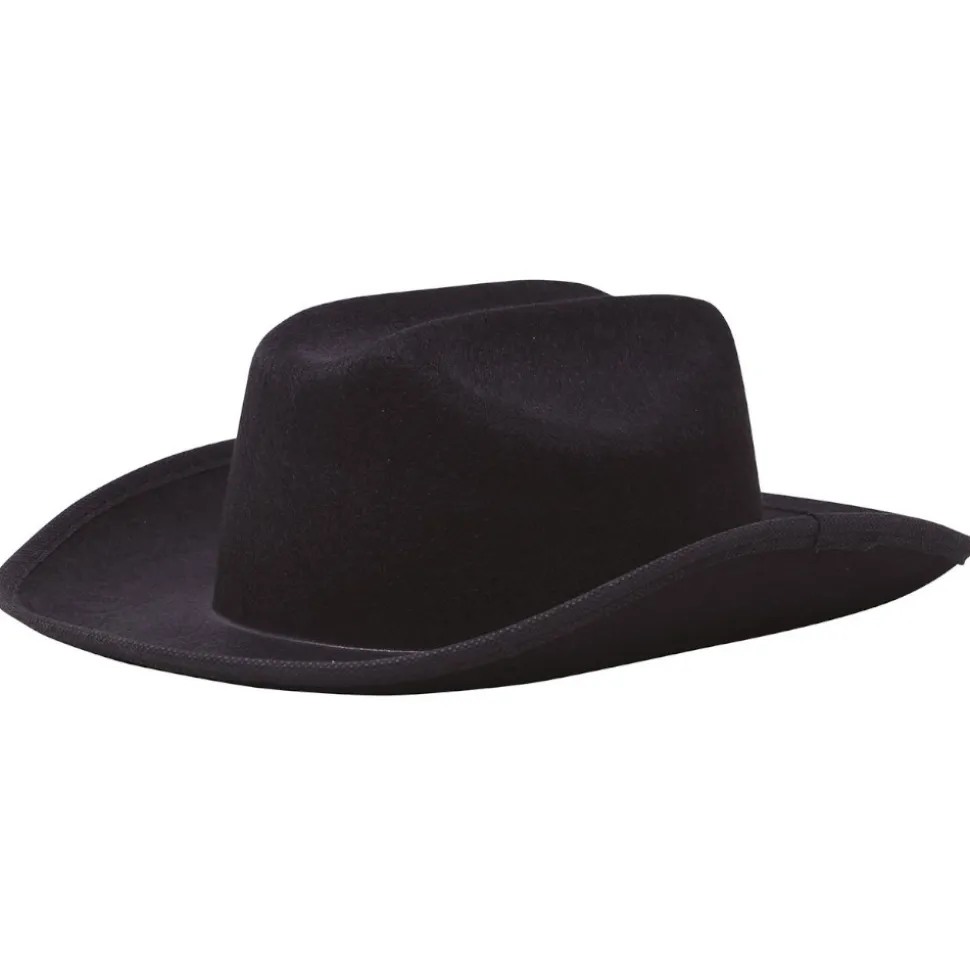 CHAPEAU COWBOY FEUTRE NOIR ENFANT