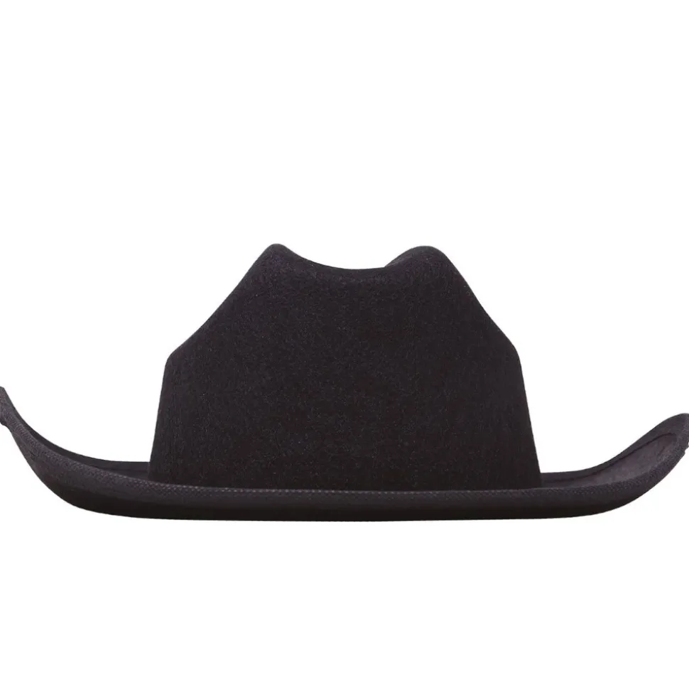 CHAPEAU COWBOY FEUTRE NOIR ENFANT