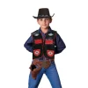 CHAPEAU COWBOY FEUTRINE MARRON ENFANT