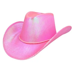 CHAPEAU COWGIRL ROSE PERLÉ ADULTE
