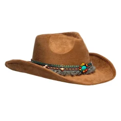 CHAPEAU DE COWBOY IBIZA BOHO-CHIC ADULTE