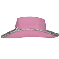 CHAPEAU DE COWGIRL ROSE ENFANT