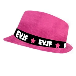 CHAPEAU EVJF ROSE FLUO ADULTE