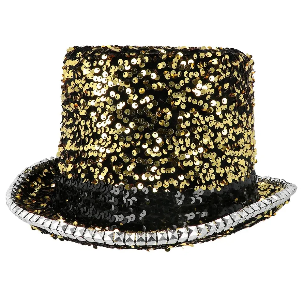 CHAPEAU HAUT-DE-FORME OR STEAMPUNK ADULTE