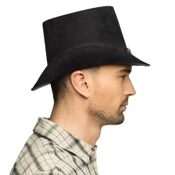 CHAPEAU HAUT-DE-FORME STEAMPUNK AJUSTABLE ADULTE