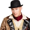 CHAPEAU MELON NOIR STEAMPUNK ADULTE