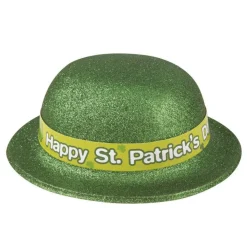 CHAPEAU MELON PAILLETÉ ST PATRICK ADULTE
