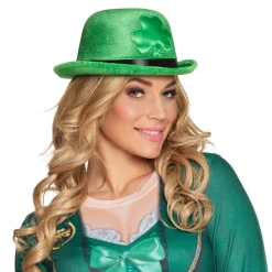 CHAPEAU MELON TRÈFLE ST-PATRICK VERT