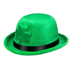 CHAPEAU MELON TRÈFLE ST-PATRICK VERT