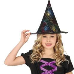 CHAPEAU SORCIÈRE TOILE D'ARAIGNÉE ENFANT