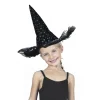 CHAPEAU SORCIÈRE ÉTOILES IRISÉES LUXE ENFANT