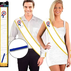 ÉCHARPE DÉDICACE VIERGE AVEC STYLO
