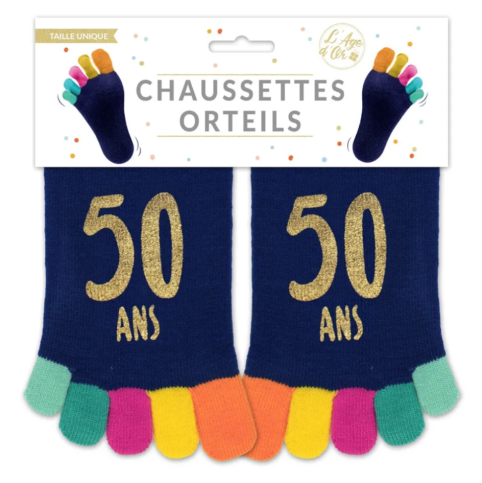 CHAUSSETTE ORTEILS LA 50AINE NOIRE
