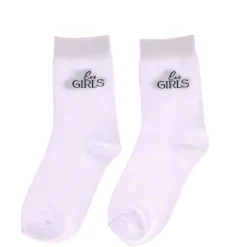 CHAUSSETTES COTON BLANC LES GIRLS FEMME