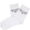 CHAUSSETTES COTON BLANC MARRAINE AMOUR CUR FEMME