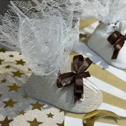 4 CHAUSSONS 8.5X4.5X3CM NATUREL