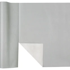 CHEMIN DE TABLE AIRLAID ADAPTABLE 40CMX4.8M ARGENT
