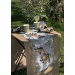 CHEMIN DE TABLE ANNIVERSAIRE HIPPIQUE 30CMX5M
