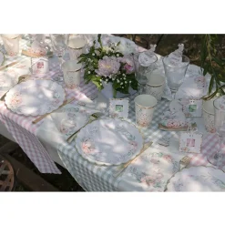 CHEMIN DE TABLE BAPTÊME GARÇON 26CMX3M VERT