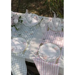 CHEMIN DE TABLE BAPTÊME GARÇON 26CMX3M VERT