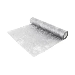 CHEMIN DE TABLE BRILLANCE 30CMX10M ARGENT