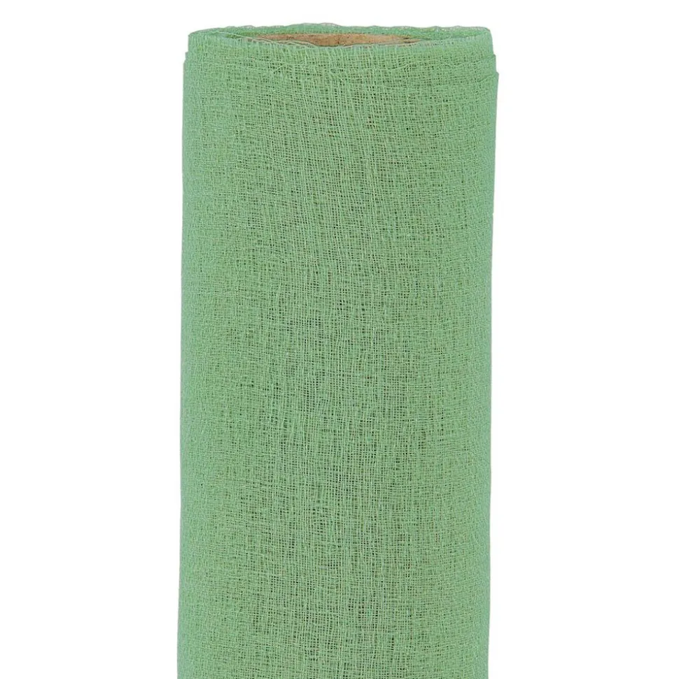 CHEMIN DE TABLE DÉLICAT 30CMX5M VERT CAMÉE