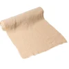 CHEMIN DE TABLE GAZE DE COTON 30CMX3M BEIGE