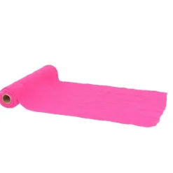 CHEMIN DE TABLE GAZE DE COTON 30CMX3M FRAMBOISE