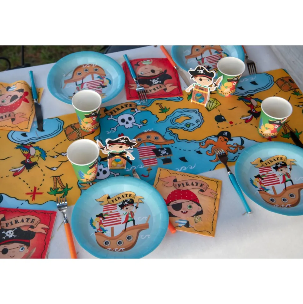 CHEMIN DE TABLE INTISSÉ COCO LE PIRATE 30CMX5M