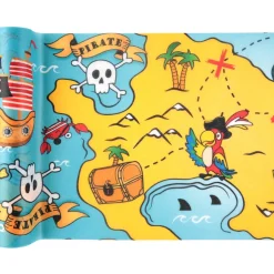 CHEMIN DE TABLE INTISSÉ COCO LE PIRATE 30CMX5M