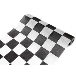 CHEMIN DE TABLE INTISSÉ DAMIER 27CMX5M