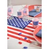CHEMIN DE TABLE INTISSÉ DRAPEAU USA 30CMX5M