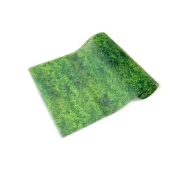 CHEMIN DE TABLE INTISSÉ GAZON PELOUSE 28CMX5M VERT