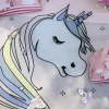 CHEMIN DE TABLE INTISSÉ LICORNE DESSIN 30CMX5M