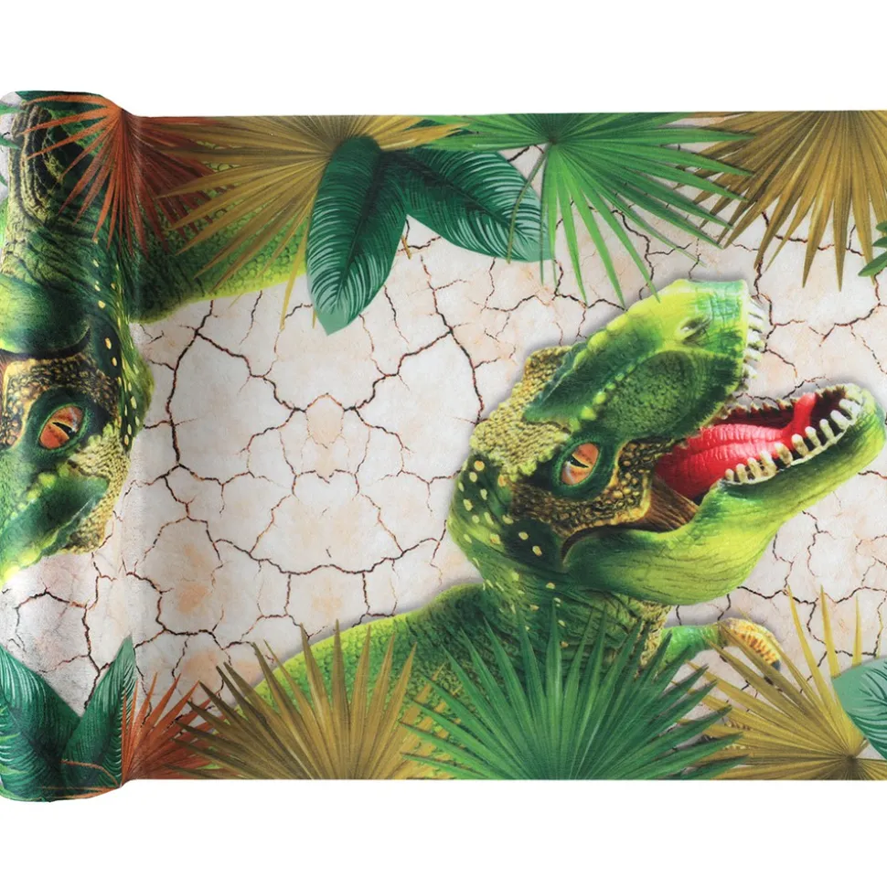 CHEMIN DE TABLE INTISSÉ T-REX JURASSIC 30CMX5M