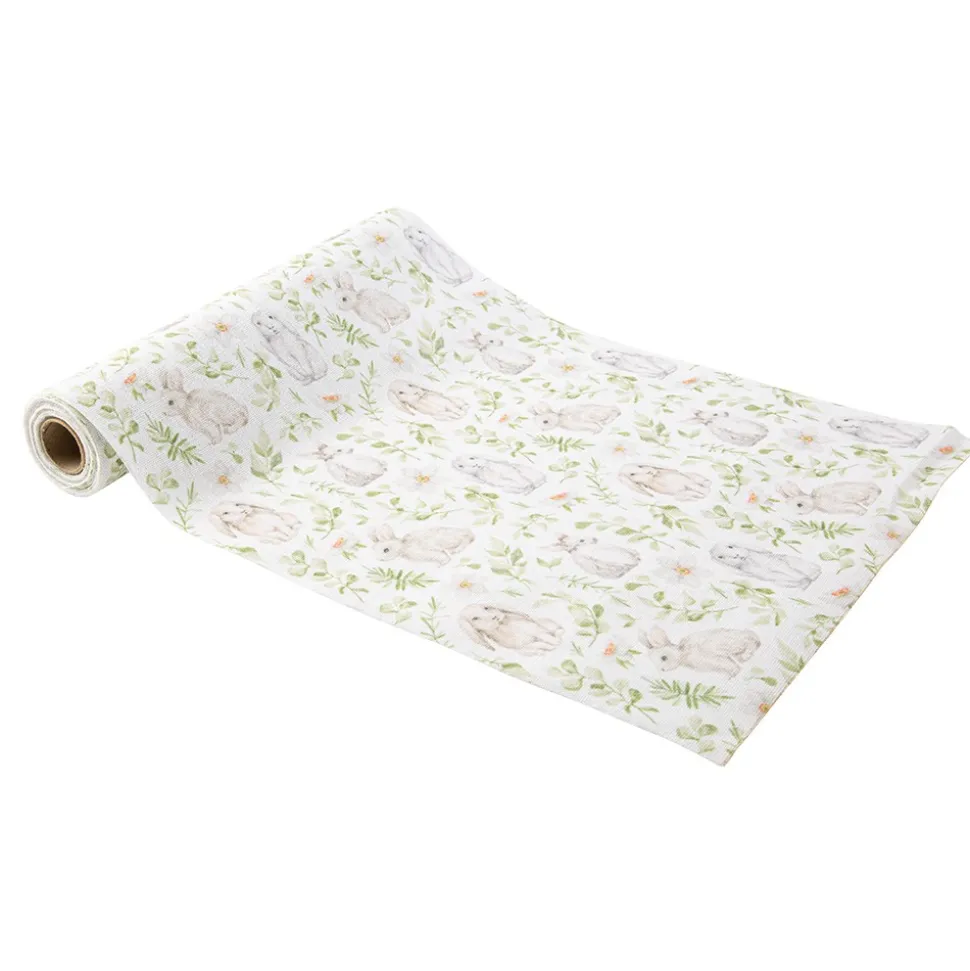 CHEMIN DE TABLE LIN LAPINOU 28CMX5M