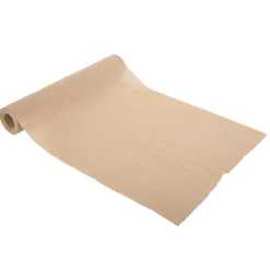 CHEMIN DE TABLE MOUSSELINE 28CMX5M NOISETTE