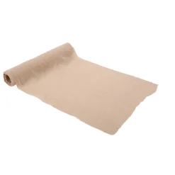 CHEMIN DE TABLE MOUSSELINE 28CMX5M SABLE